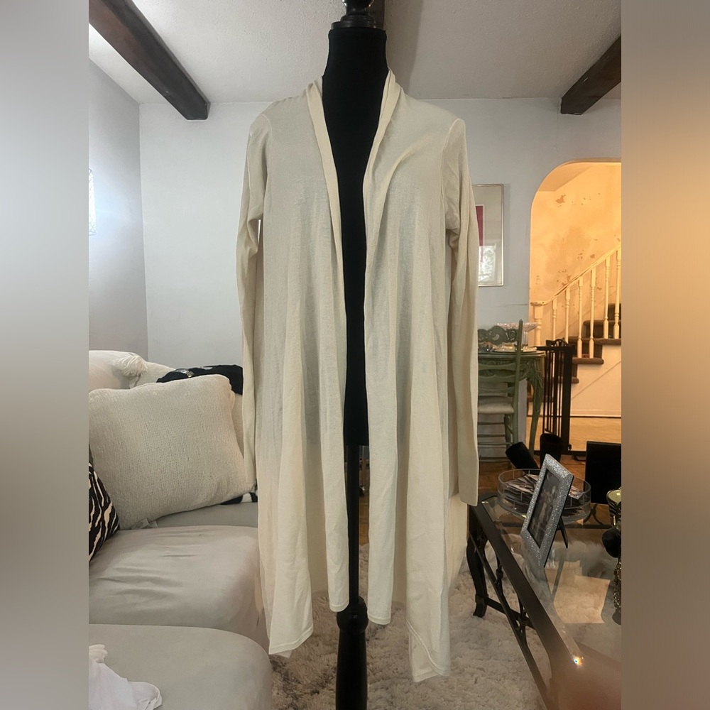 Bcbg ruffle duster